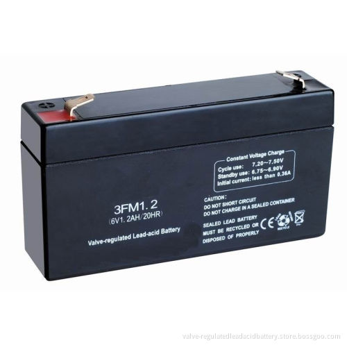 6v 1.2ah Self-discharge Valve Regulated Lead Acid Battery Sealed For Medical Instruments & Meters